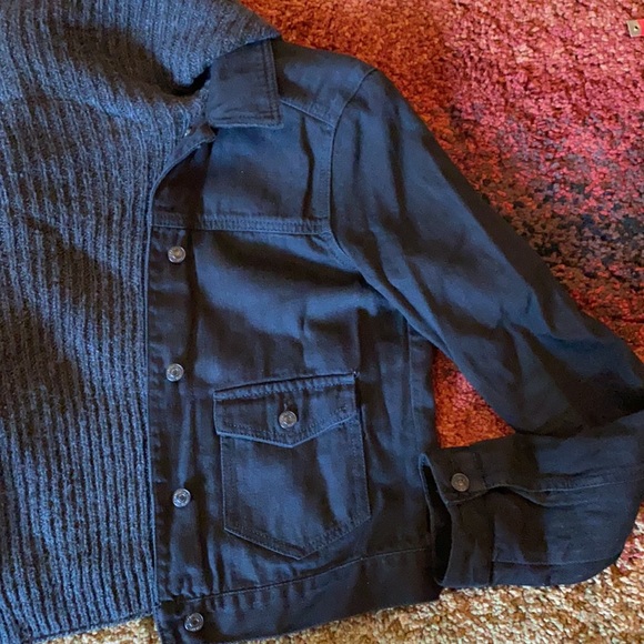 Abercrombie & Fitch jeans jacket and scarf - Picture 5 of 9